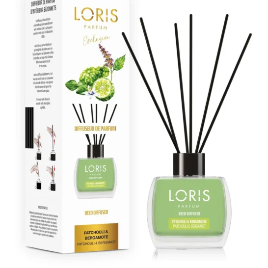 Loris Fragrância de Patchouli e Bergamot 120ml
